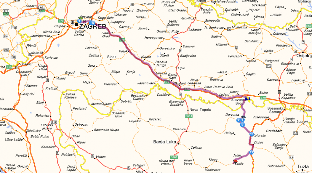 mapa autoputa beograd zagreb Pogledajte spektakularno otvaranje autoputa Beograd Zagreb   CdM mapa autoputa beograd zagreb