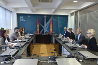 Generalni sekretar Vlade Dragoljub Nikolić sastao se sa predstavnicima Delegacije EU i UNDP-a u Crnoj Gori