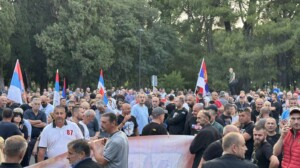 Sa nedavnog protesta u Podgorici gdje se klicalo Mladići (FOTO: CDM/Miraš Dušević)