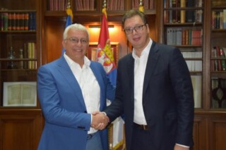 Mandić i Vučić (Foto: Arhiva)